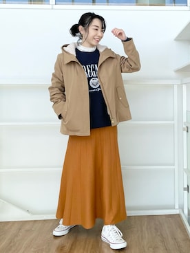 あやさん（レディース・160cm）の冬コーディネート