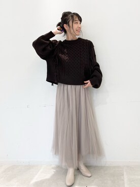 あやさん(レディース・160cm)の秋コーディネート
