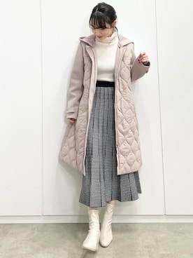 あやさん（レディース・160cm）の冬コーディネート