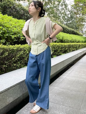 あやさん（レディース・160cm）の春コーディネート