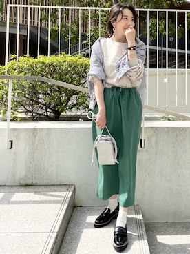 「DRESKIP（ドレスキップ）のアイテム（その他シューズ）」を使った、あやさん（レディース・160cm）の春コーディネート