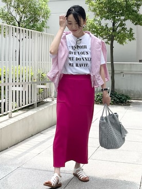 あやさん(レディース・160cm)の夏コーディネート