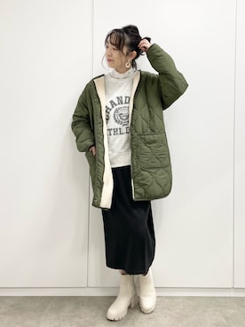 あやさん（レディース・160cm）の冬コーディネート