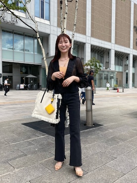 「アラサー」｜古賀晴香さん（レディース・158cm・20代）の夏コーディネート