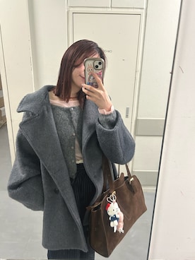 古賀晴香さん(レディース・158cm)の冬コーディネート