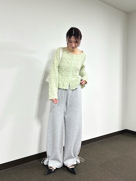 古賀晴香さん（レディース・158cm）の冬コーディネート