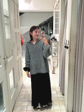 古賀晴香さん（レディース・158cm）の秋コーディネート