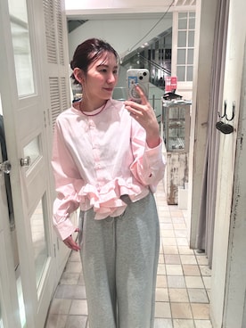 古賀晴香さん（レディース・158cm）の春コーディネート