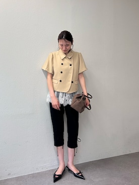 古賀晴香さん(レディース・158cm)の夏コーディネート