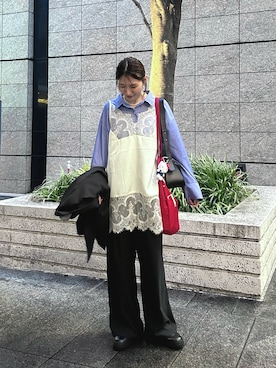 古賀晴香さん(レディース・158cm)の春コーディネート