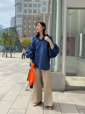 「アラサー」｜古賀晴香さん（レディース・158cm・20代）の夏コーディネート