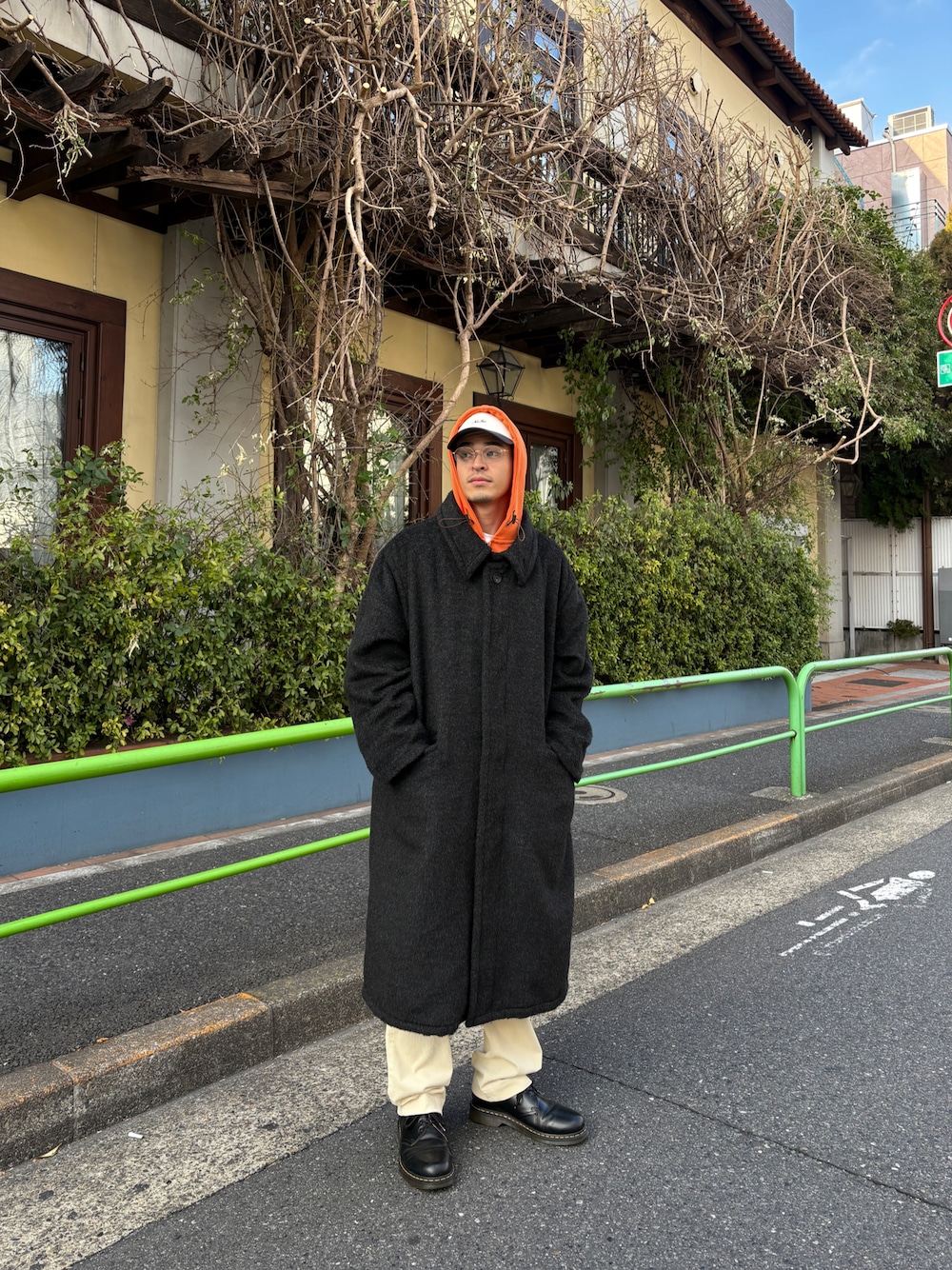 Wool Blend Shaggy Over Coat / ウールブレンドシャギーオーバーコート