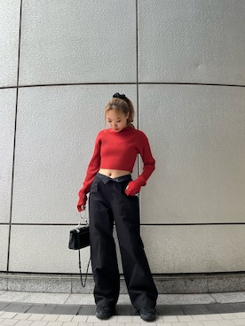 「FIG&VIPER（フィグアンドバイパー）のアイテム（パンツ）」を使った、FIG&VIPER _MIKOさん（レディース・154cm）の秋コーディネート