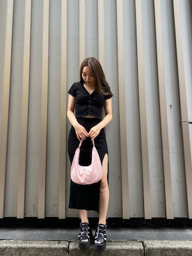 「FIG&VIPER（フィグアンドバイパー）のアイテム（サンダル）」を使った、FIG&VIPER _MIKOさん（レディース・154cm）の夏コーディネート