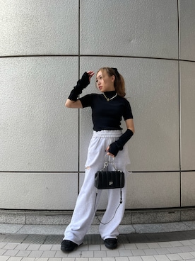「FIG&VIPER（フィグアンドバイパー）のアイテム（パンツ）」を使った、FIG&VIPER _MIKOさん（レディース・154cm）の秋コーディネート