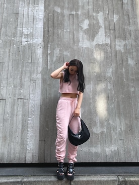 「FIG&VIPER（フィグアンドバイパー）のアイテム（パンツ）」を使った、FIG&VIPER _MIKOさん（レディース・154cm）の夏コーディネート
