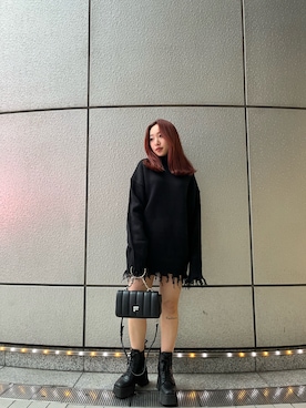 「FIG&VIPER（フィグアンドバイパー）のアイテム（チュニック）」を使った、FIG&VIPER _MIKOさん（レディース・154cm）の秋コーディネート