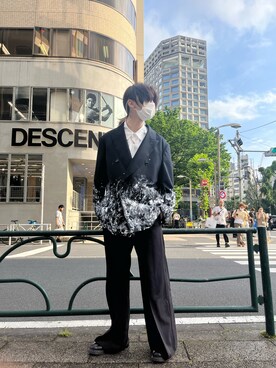 「MINUS（マイナス）のアイテム」を使った、hayato0717さん（メンズ・175cm）の春コーディネート