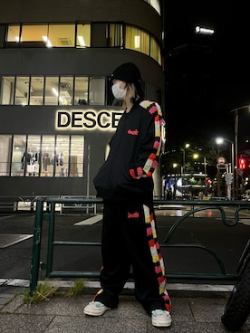 「SURGERY（サージェリー）のアイテム（帽子）」を使った、hayato0717さん（メンズ・175cm）の春コーディネート