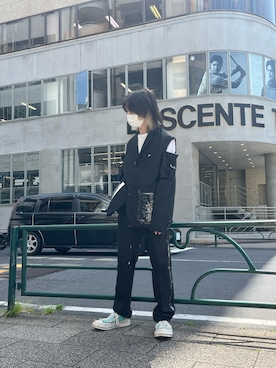 「TAKAHIROMIYASHITATheSoloIst.（タカヒロミヤシタザソロイスト）のアイテム（トップス）」を使った、hayato0717さん（メンズ・175cm）の春コーディネート