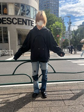 「SURGERY（サージェリー）のアイテム（トップス）」を使った、hayato0717さん（メンズ・175cm）の夏コーディネート