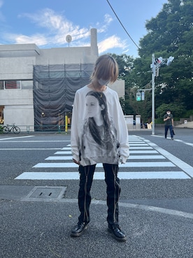 「TAKAHIROMIYASHITATheSoloIst.（タカヒロミヤシタザソロイスト）のアイテム（トップス）」を使った、hayato0717さん（メンズ・175cm）の夏コーディネート