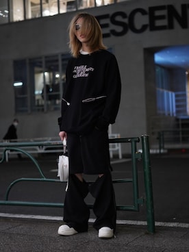 「JOHN LAWRENCE SULLIVAN（ジョンローレンスサリバン）のアイテム」を使った、hayato0717さん（メンズ・175cm）の冬コーディネート