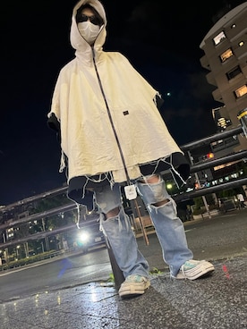 「MINUS（マイナス）のアイテム」を使った、hayato0717さん（メンズ・175cm）の夏コーディネート