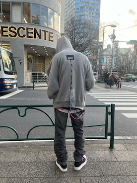 「MASTERMIND WORLD（マスターマインドワールド）のアイテム」を使った、hayato0717さん（メンズ・175cm）の冬コーディネート