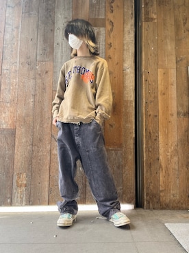 「ISAMU KATAYAMA BACKLASH（イサムカタヤマバックラッシュ）のアイテム（パンツ）」を使った、hayato0717さん（メンズ・175cm）の春コーディネート