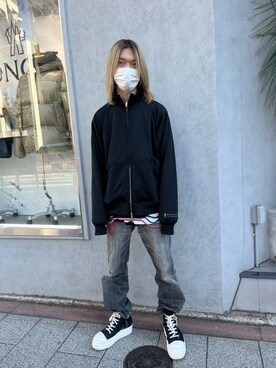 「MASTERMIND WORLD（マスターマインドワールド）のアイテム」を使った、hayato0717さん（メンズ・175cm）の冬コーディネート