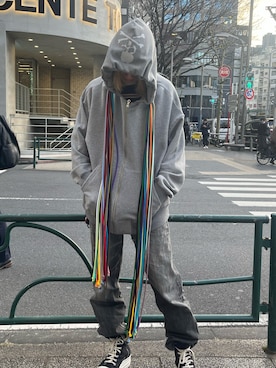 「MASTERMIND WORLD（マスターマインドワールド）のアイテム」を使った、hayato0717さん（メンズ・175cm）の冬コーディネート