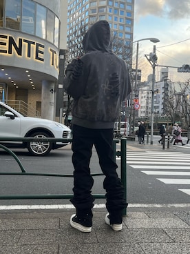 「SURGERY（サージェリー）のアイテム（トップス）」を使った、hayato0717さん（メンズ・175cm）の冬コーディネート