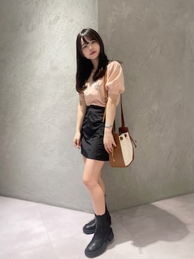 「ミニスカート」｜Nonokaさん（レディース・153cm・10代）の夏コーディネート