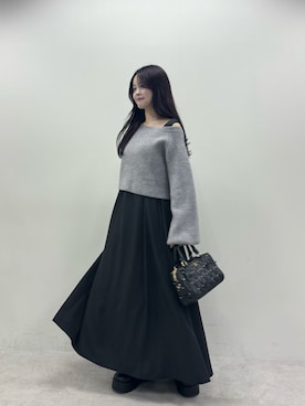 「アイテム（ワンピース/ドレス）」を使った、Nonokaさん（レディース・153cm・20代）の秋コーディネート