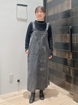「PUAL CE CIN（ピュアルセシン）のアイテム（ダウンジャケット/コート）」を使った、hirotsupiさん（レディース・158cm）の冬コーディネート
