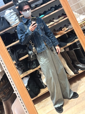 「Ray-Ban（レイバン）のアイテム」を使った、xi(相互)さん（メンズ・171cm）の冬コーディネート