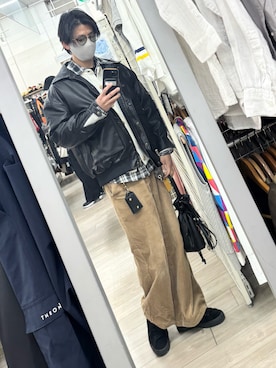 「Java（ジャバ）のアイテム（ジャケット/アウター）」を使った、xi(相互)さん（メンズ・171cm）の冬コーディネート