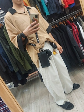 「ATELANE（アテレーン）のアイテム」を使った、xi(相互)さん（メンズ・171cm）の夏コーディネート