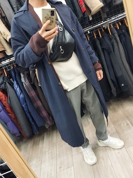 「BROWNY（ブラウニー）のアイテム（バッグ）」を使った、xi(相互)さん（メンズ・171cm）の冬コーディネート