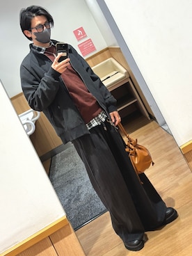 「Ray-Ban（レイバン）のアイテム」を使った、xi(相互)さん（メンズ・171cm）の冬コーディネート