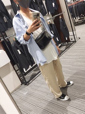 「SPINNS(スピンズ)のアイテム(タンクトップ)」を使った、xi(相互)さん(メンズ・171cm)の秋コーディネート