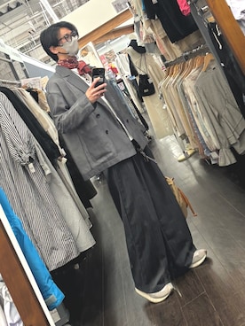 「JEANASIS（ジーナシス）のアイテム（Tシャツ/カットソー）」を使った、xi(相互)さん（メンズ・171cm）の春コーディネート