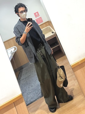 「HARE（ハレ）のアイテム（ジャケット/アウター）」を使った、xiさん（メンズ・171cm）の秋コーディネート