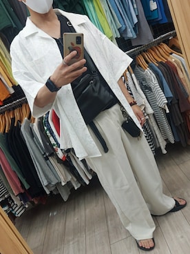 「ATELIER SAB MEN（アトリエサブ）のアイテム」を使った、xi(相互)さん（メンズ・171cm）の夏コーディネート