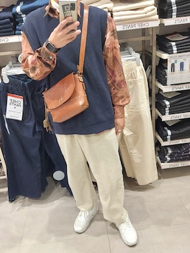 「R.NEWBOLD（アールニューボールド）のアイテム」を使った、xi(相互)さん（メンズ・171cm）の春コーディネート