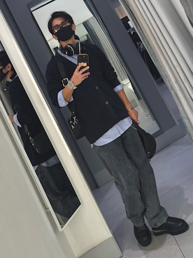 「アイテム（PC・スマホグッズ/家電）」を使った、xi(相互)さん（メンズ・171cm）の秋コーディネート