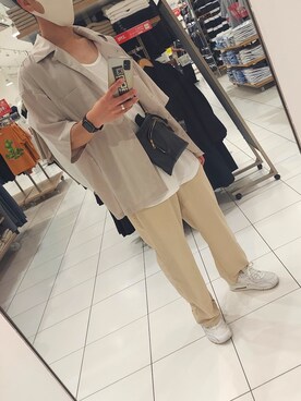 「SPINNS(スピンズ)のアイテム(タンクトップ)」を使った、xi(相互)さん(メンズ・171cm)の春コーディネート