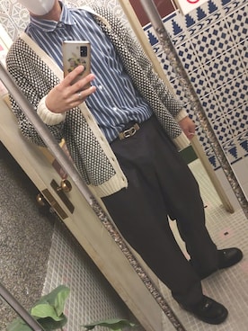 xi(相互)さん（メンズ・171cm）の春コーディネート