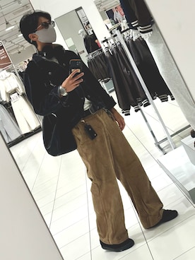 「アイテム（財布/小物）」を使った、xi(相互)さん（メンズ・171cm）の秋コーディネート